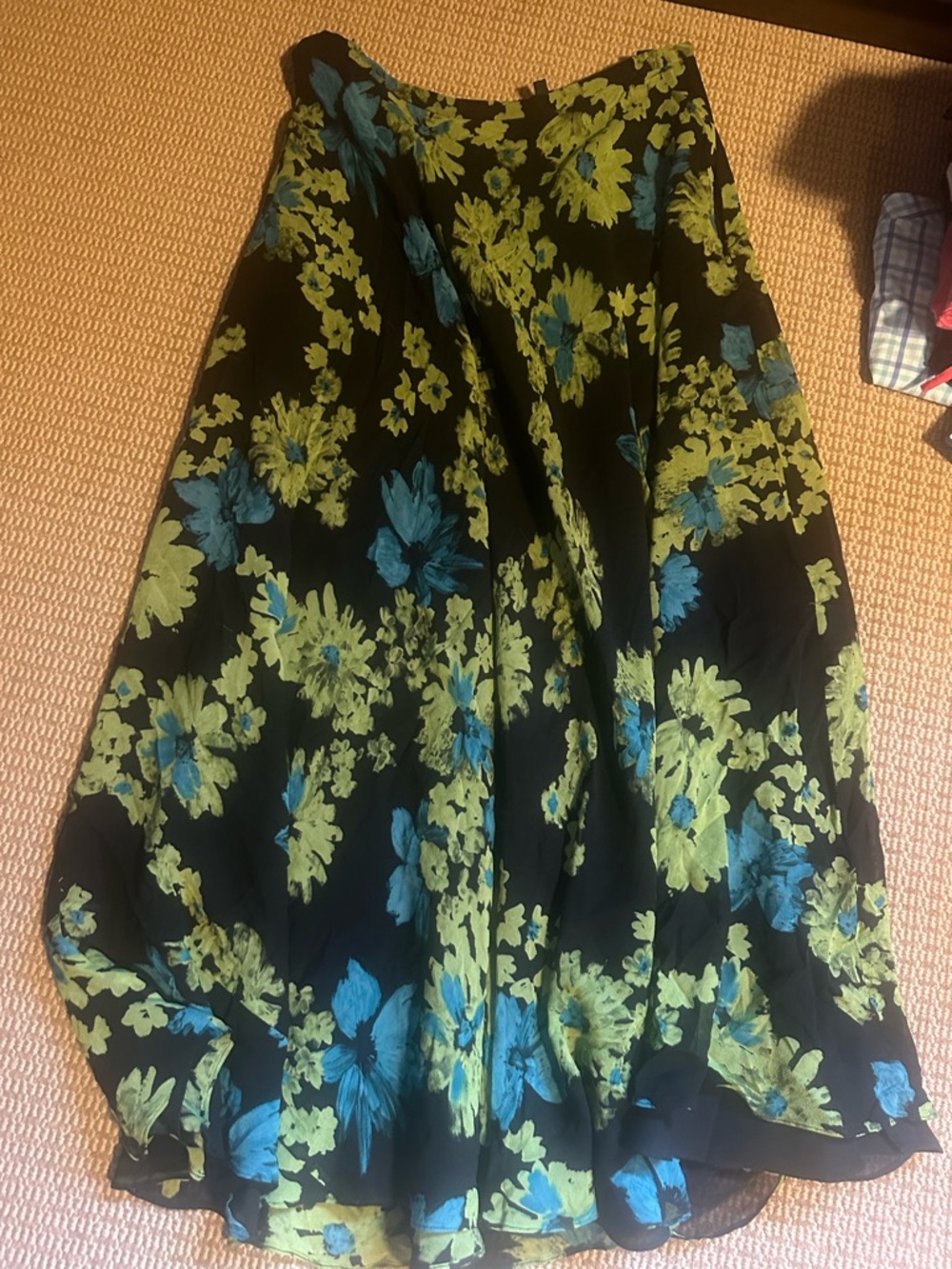 Dana Buchman size 12 maxi skirt silk lined full flowy